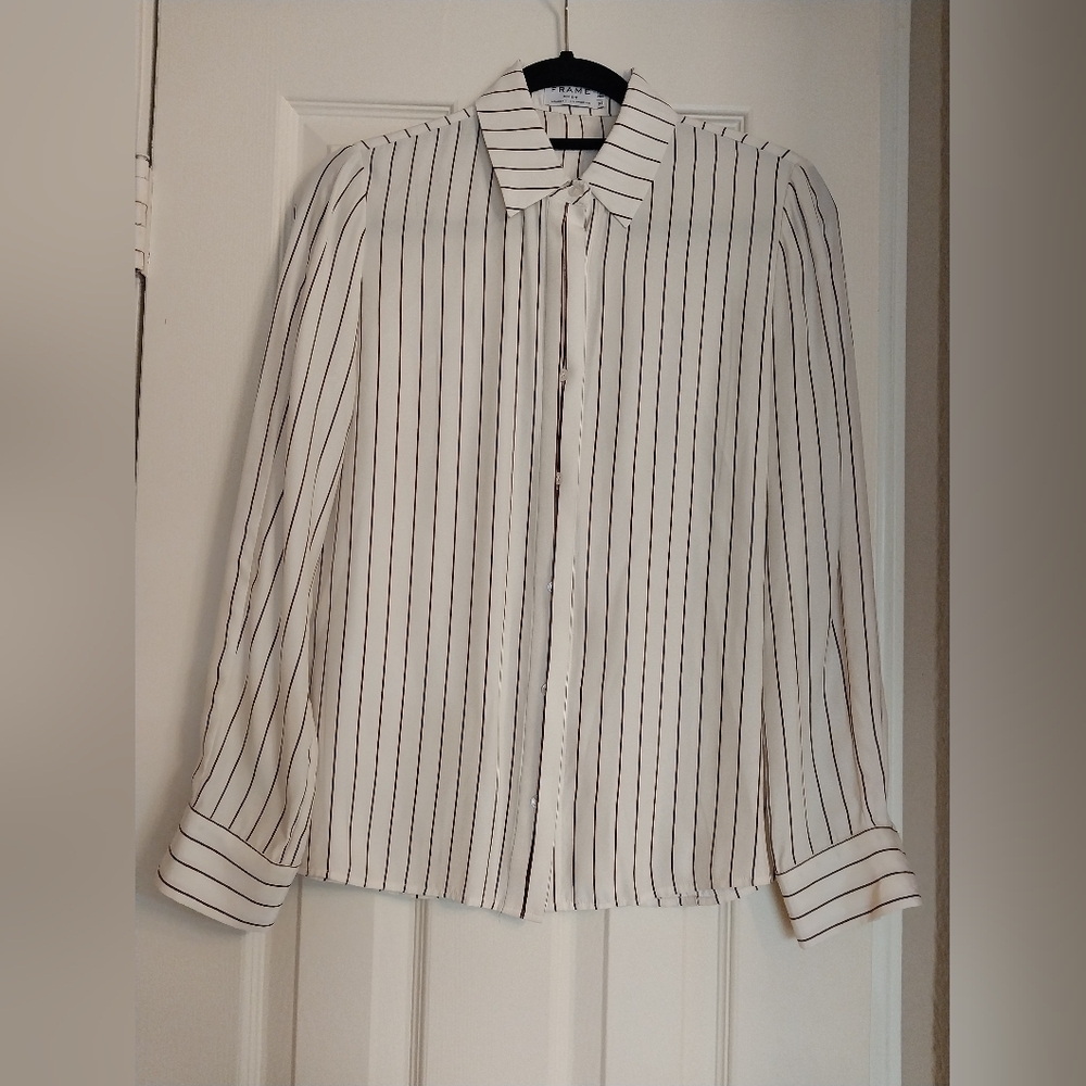 Frame Gardena Stripe shirt size XS